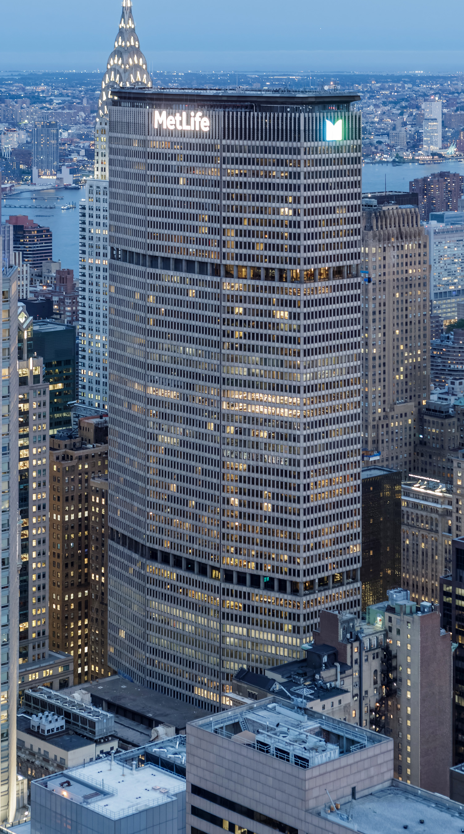 MetLife Building, New York City - View from Top of the Rock. © Mathias Beinling